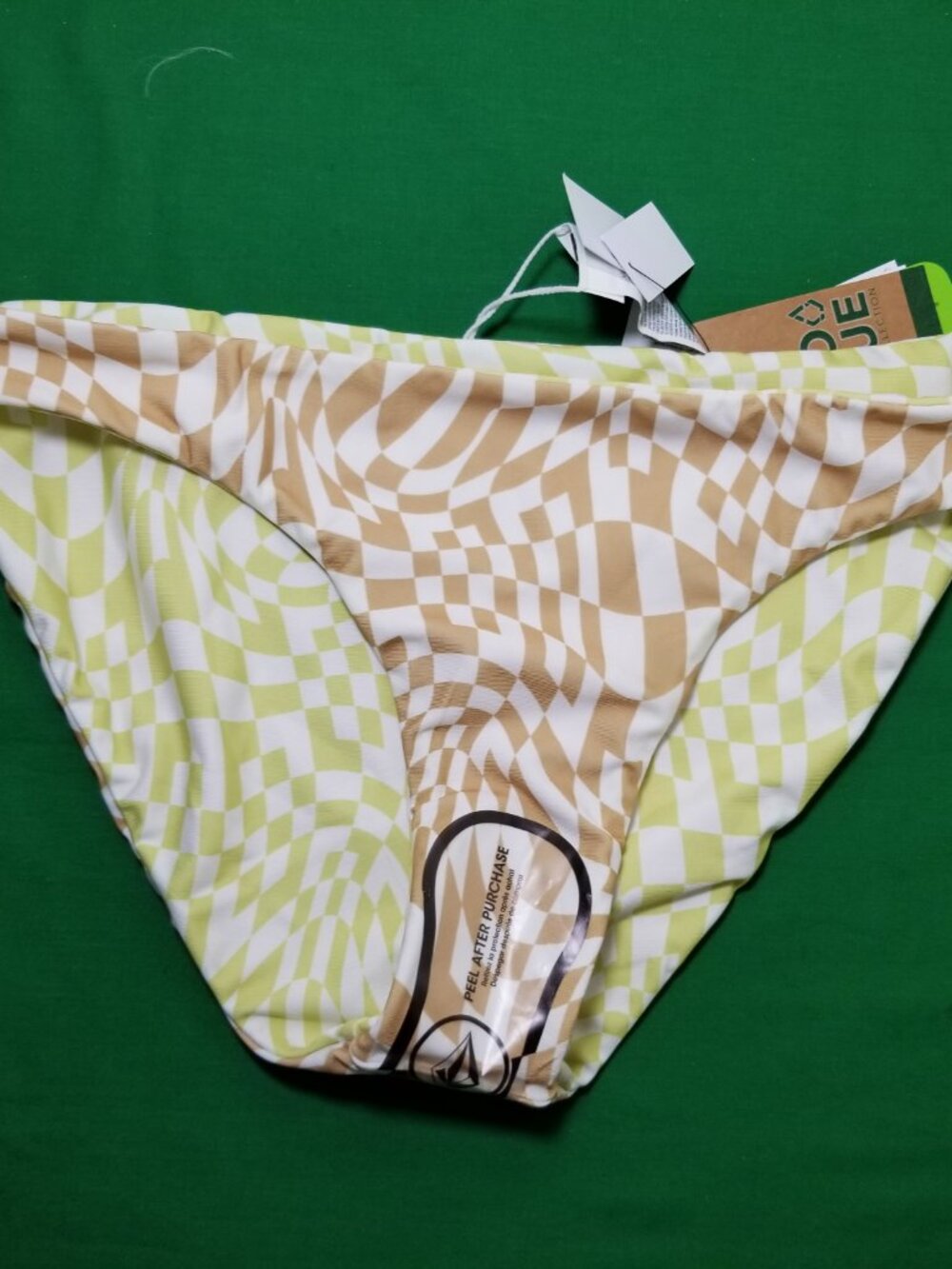 Volcom Check Her Out Reversible Bikini Bottom Swimwear Medium Surf Beach NWT - Picture 7 of 12